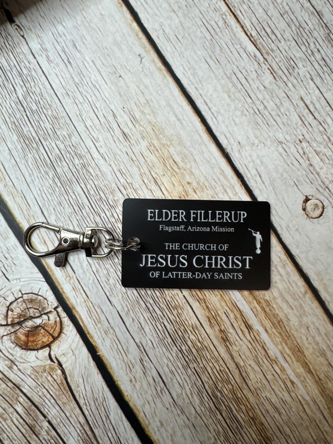 Mission Key Chain Personalized LDS Missionary Keychain - Custom Name Tag Style - Etsy