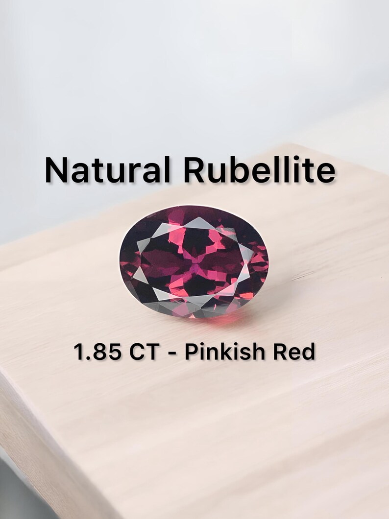Amazing Pink Tourmaline Faceted Gemstone Beautiful Color 1.85 Carat 9.1 ...