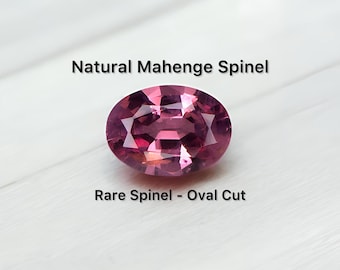 Natural Neon Pink Mehenge Spinel Oval | Vivid Hot Pink Spinel Loose Gemstone | Untreated Tanzanian Spinel | 0.75 CT Weight