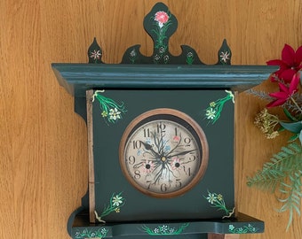 Warmink Clock Sallander Dutch Antique Vintage 8 Day Wall Moonphase