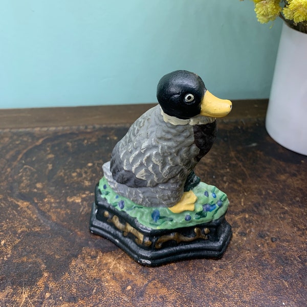 Duck Door Stop-Metal Doorstopper-Cast Iron Doorstop-Iron Duck Door Stop-Duck Door jamb