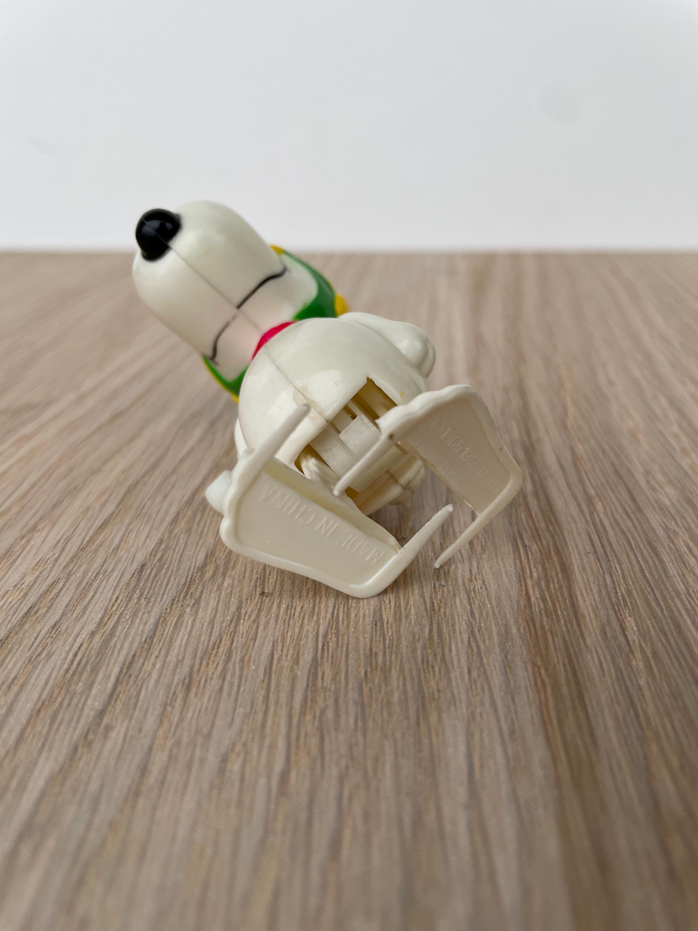 Vintage 1965/1966 Avia Peanuts Snoopy Flying Ace Plastic Wind Up
