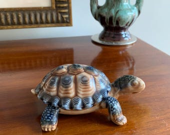 Vintage Wade Turtle Trinket Box K