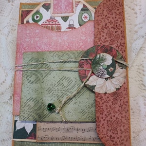 クリスマスミニフォリオとジャンクジャーナル