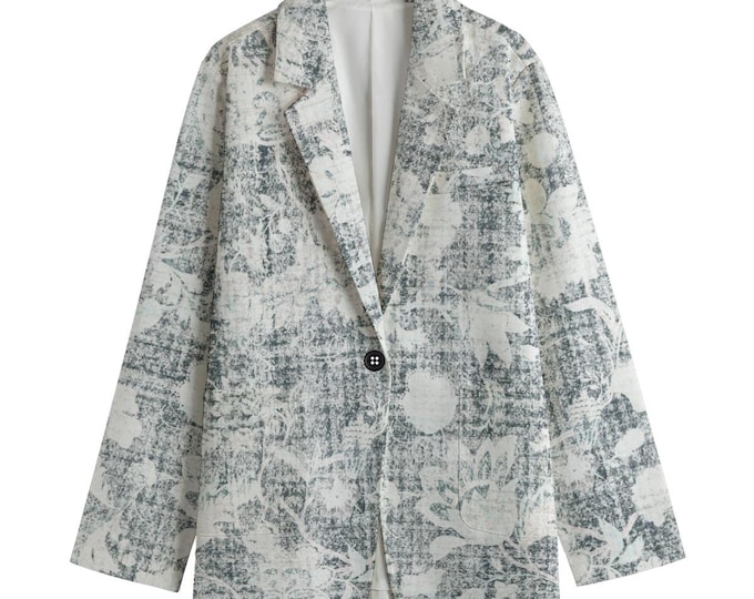 Floral  Women's Leisure Blazer Two Styles