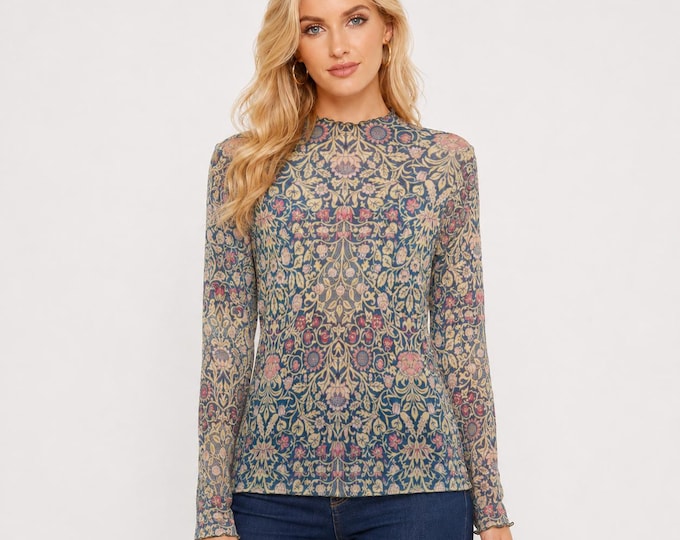 Morris Art Women's Mesh Top