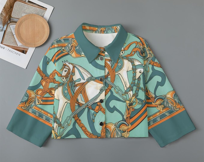 Bella Women's Cropped Cotton Jacket