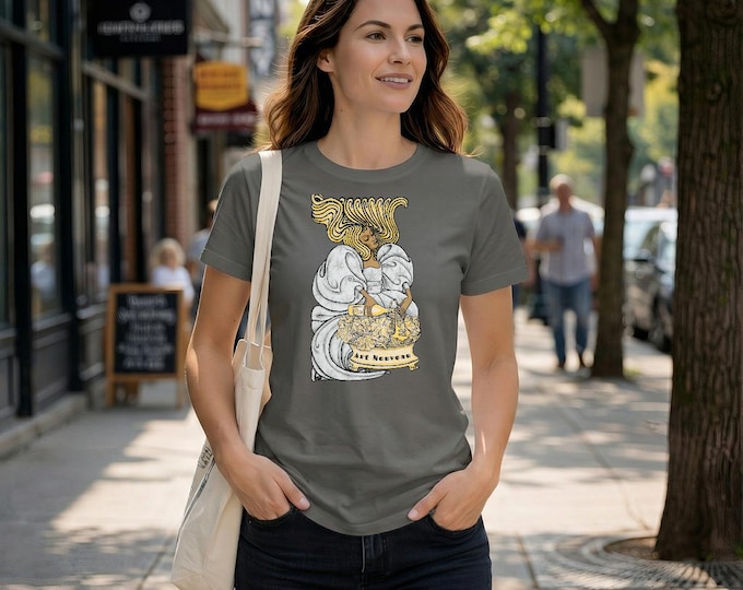 Art Nouveau  Heavyweight Cotton T-Shirt| Comfort Colors C1717 Double DTF