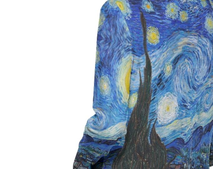 Van gogh starry night  women's top long sleeves (crop and regular)