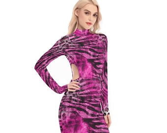 purple plus size dresses Plus size 60's Classic Vintage Purple Flare Party Dress with Bow US XL (UK18)