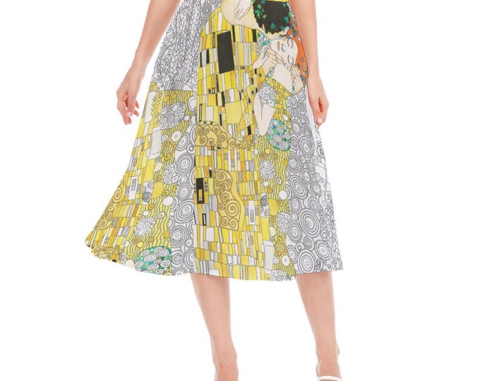 Klimt Women's Long Section Chiffon Skirt