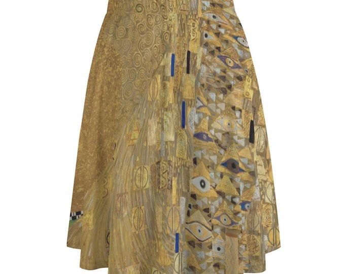 Klimt women's long midi skirt with pockets