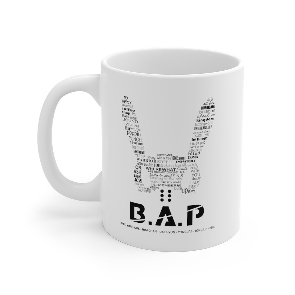 B.A.P Mug Kpop Mug Bap Coffee Mug Kpop Logo Kpop Song - Etsy Ireland