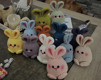 Conejito de Pascua de crochet