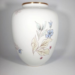 Porcelain flower vase KPM around 1960