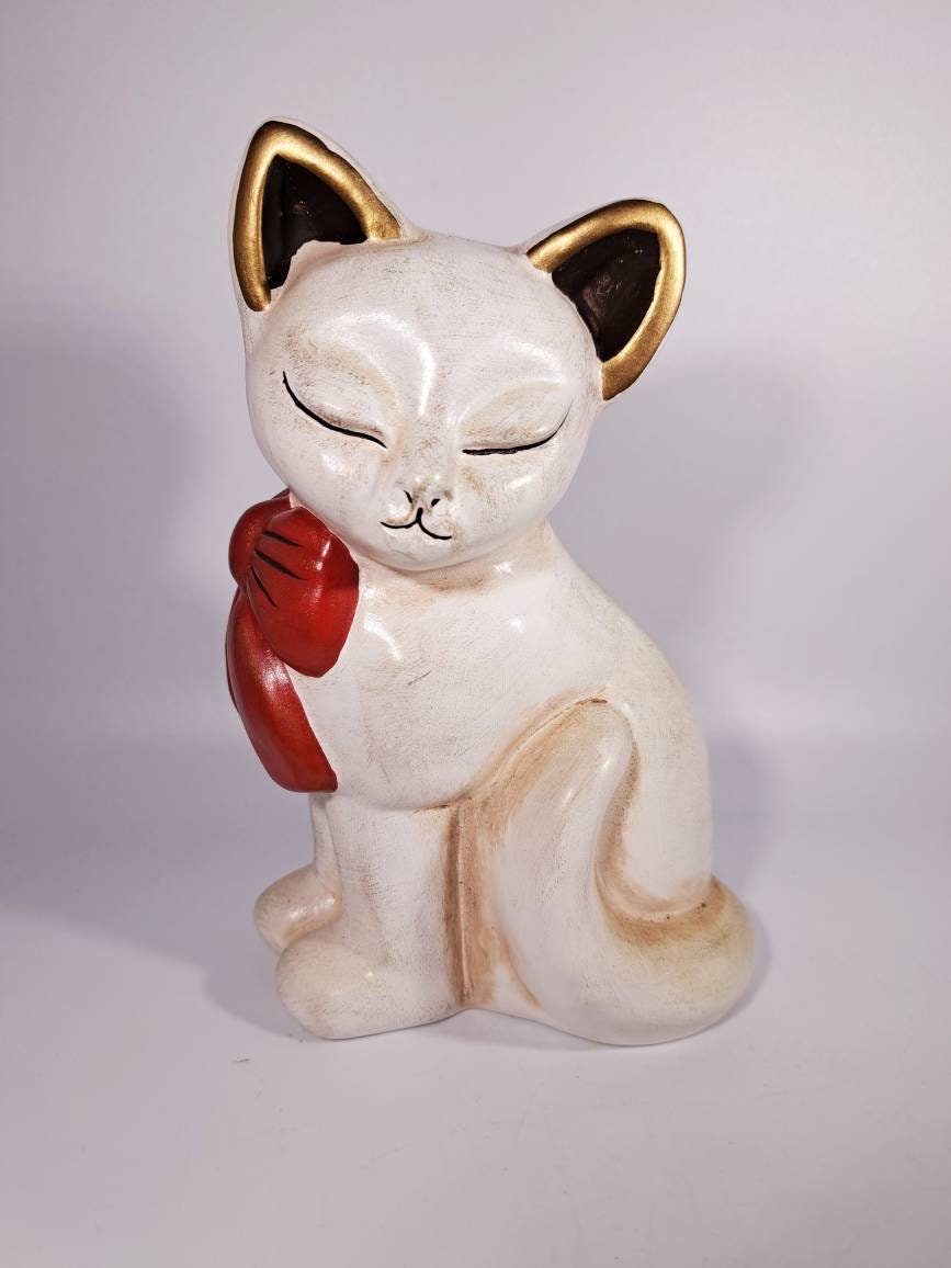 Cat Bolzano Thun Pottery 