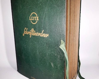 Leitz Schriftenordner 50er Jahre 50s