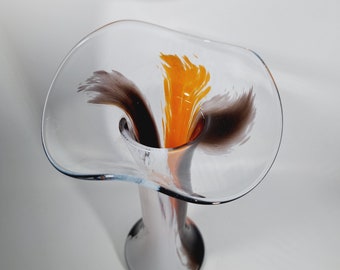 Glass vase vase flower vase