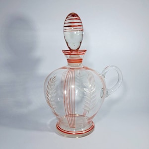 Liqueur bottle flacon carafe cut 40s