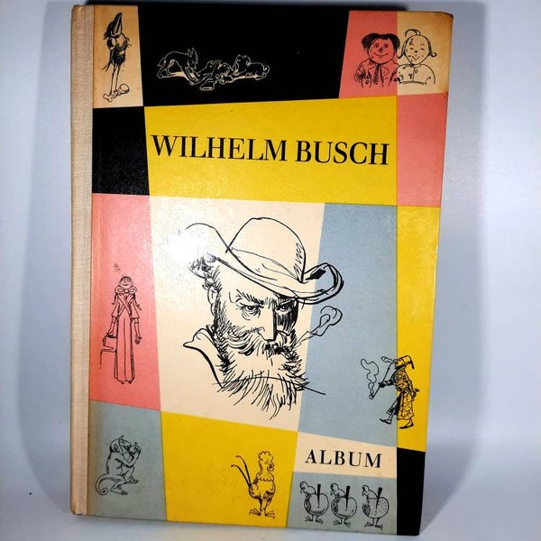 Wilhelm Busch Buch Humor Komik 50er Jahre Vintage