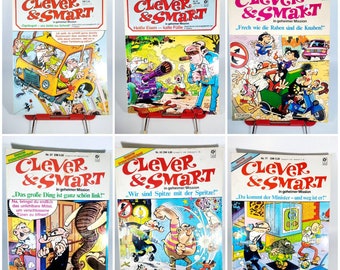 Comics Clever and Smart 6 pieces 80s