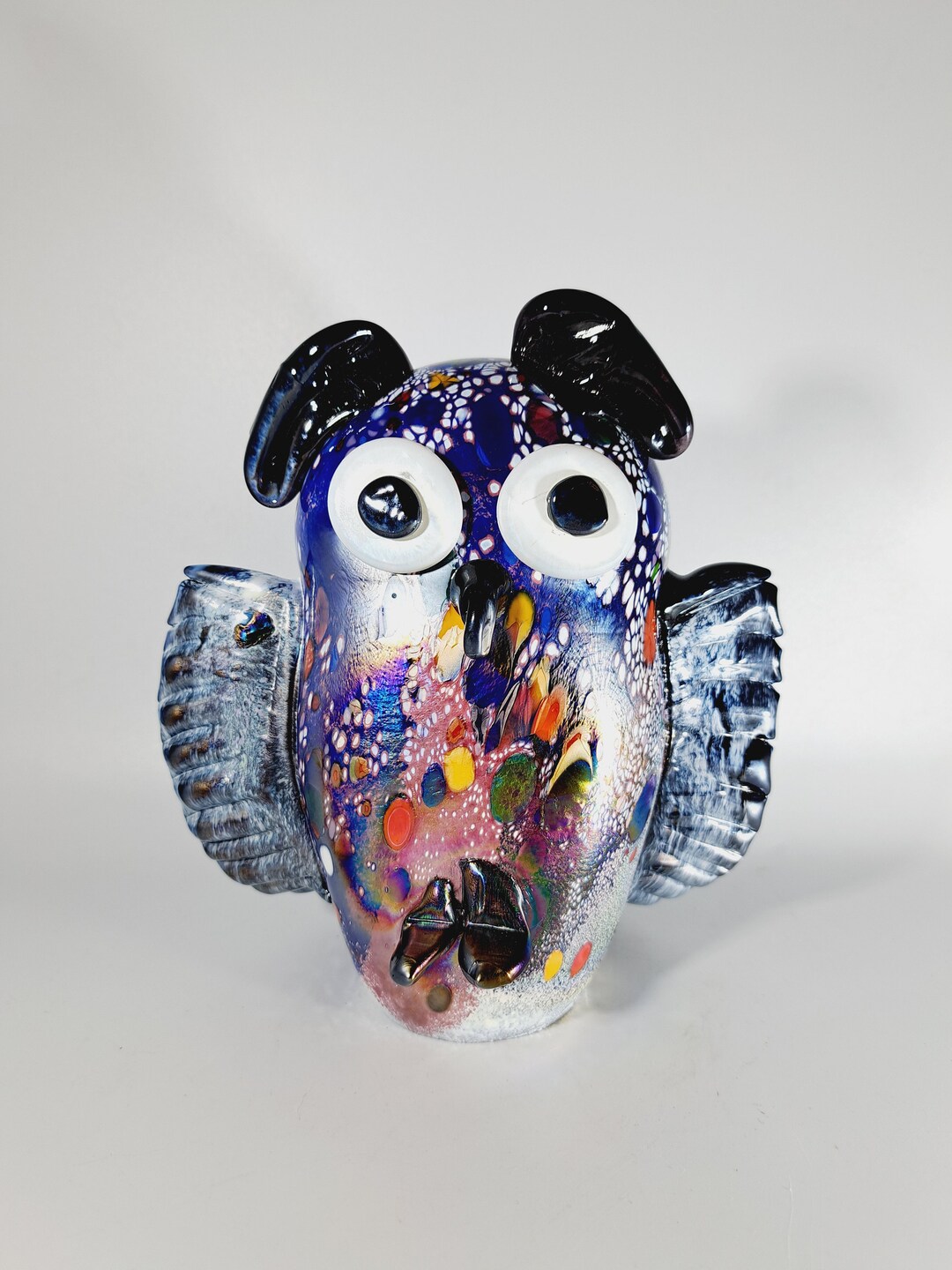 Murano Glass Owl Design Etsy