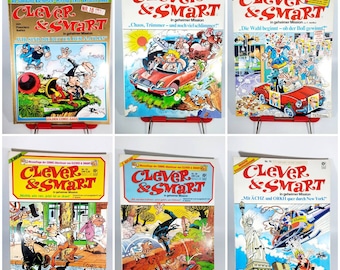 Comics Clever and Smart 6 pieces 80s