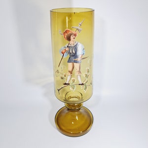 Glass Cup Glass Trophy Art Nouveau