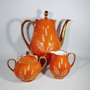 coffee pot sugar bowl milk jug 60s