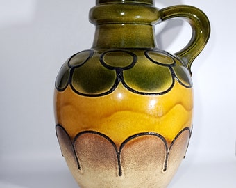 Flower vase handle vase vase 1960s