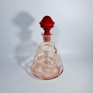 Liqueur Bottle Flacon Carafe Rosalin Glass 1930s