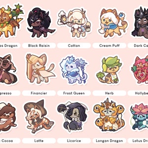 Cookie Cats Vol 1 | Stickers Glossy Vinyl Video Game Animals Laptop Journal Planner