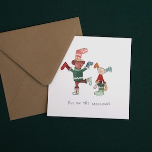 carte postale et evelope Mettre sur les bas