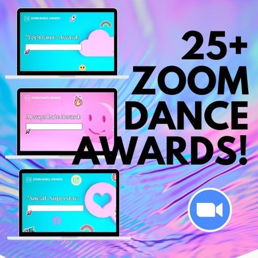 Zoom Awards for Dancers Online Dance Awards Virtual Etsy