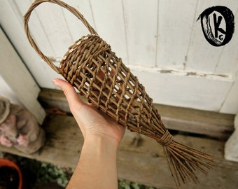 Mangeoire pour oiseaux et panier de rangement en saule