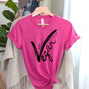 Vegan Shirt, Gift for Vegans, Vegetarian Birthday, Vegan T-shirt, Vegan Tee, Animal Rights Shirt, Vegan Apparel, Womens Vegan Shirt, Unisex