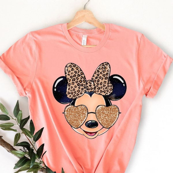 Disney Leopard Shirt,Leopard Print Mickey Shirt, Animal Kingdom T-shirt, Women's Disney Shirt, Animal Print Mickey Women's Shirt, Disney Tee