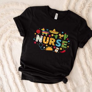 Cinco De Mayo Nurse Shirt, Cinco De Mayo Party Shirt, Fiesta Party Shirt, Nurse Shirt, Cinco De Mayo Shirt, Fiesta Shirt, Mexican Party