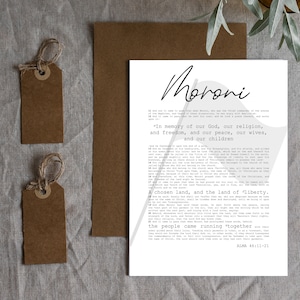 Moroni | Title of Liberty | Independence Day | Scripture Story | Come ...