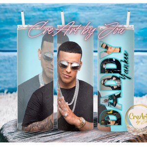 Envoltura para vaso Daddy Yankee/ vaso flaco png / el boss