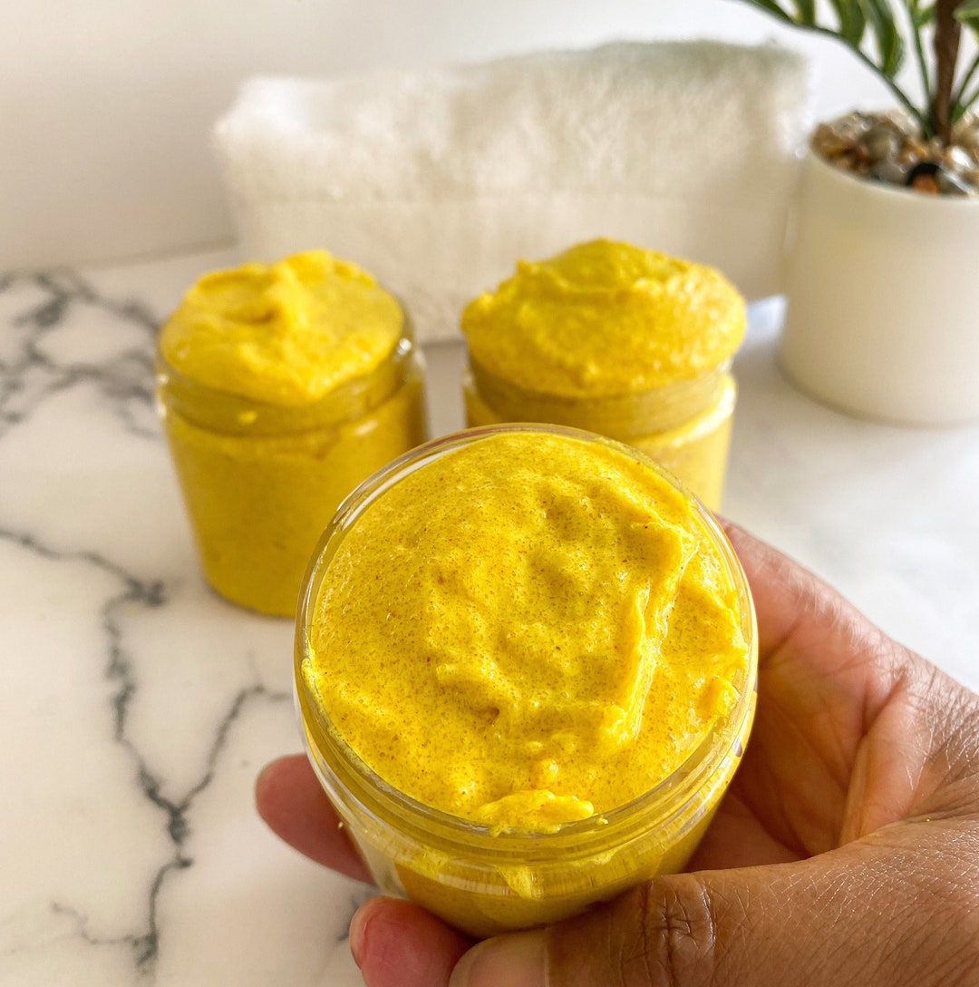 Turmeric Body Polish, Turmeric Sugar Scrub, Body Sugar Scrub, Dark Spot Scrub, Body Brightening