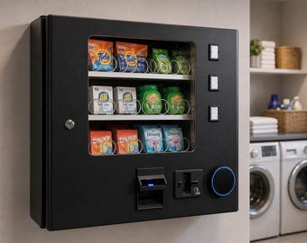 Verkoopautomaten voor wasserijen, hotels, sportscholen, kantoren, bedrijven, showrooms, scholen, pauzeruimtes en woongebouwen.