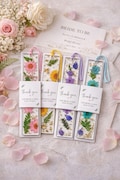 Bridal Shower Favors Flower Resin Party Favor Flower Resin Bookmark Wildflower Wedding Favors Wildflower theme wedding  Bridesmaid gifts