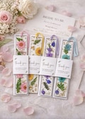 Bridal Shower Favors Flower Resin Party Favor Flower Resin Bookmark Wildflower Wedding Favors Wildflower theme wedding Bridesmaid gifts