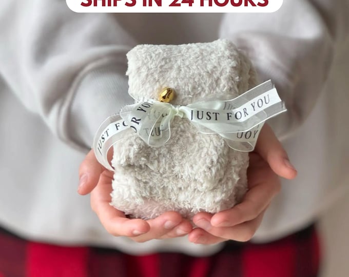 Cozy Socks Holiday Cozy Socks Fluffy Cozy Socks for Her Stocking Stuffer Cream Fluffy Socks Small Holiday Gift for all