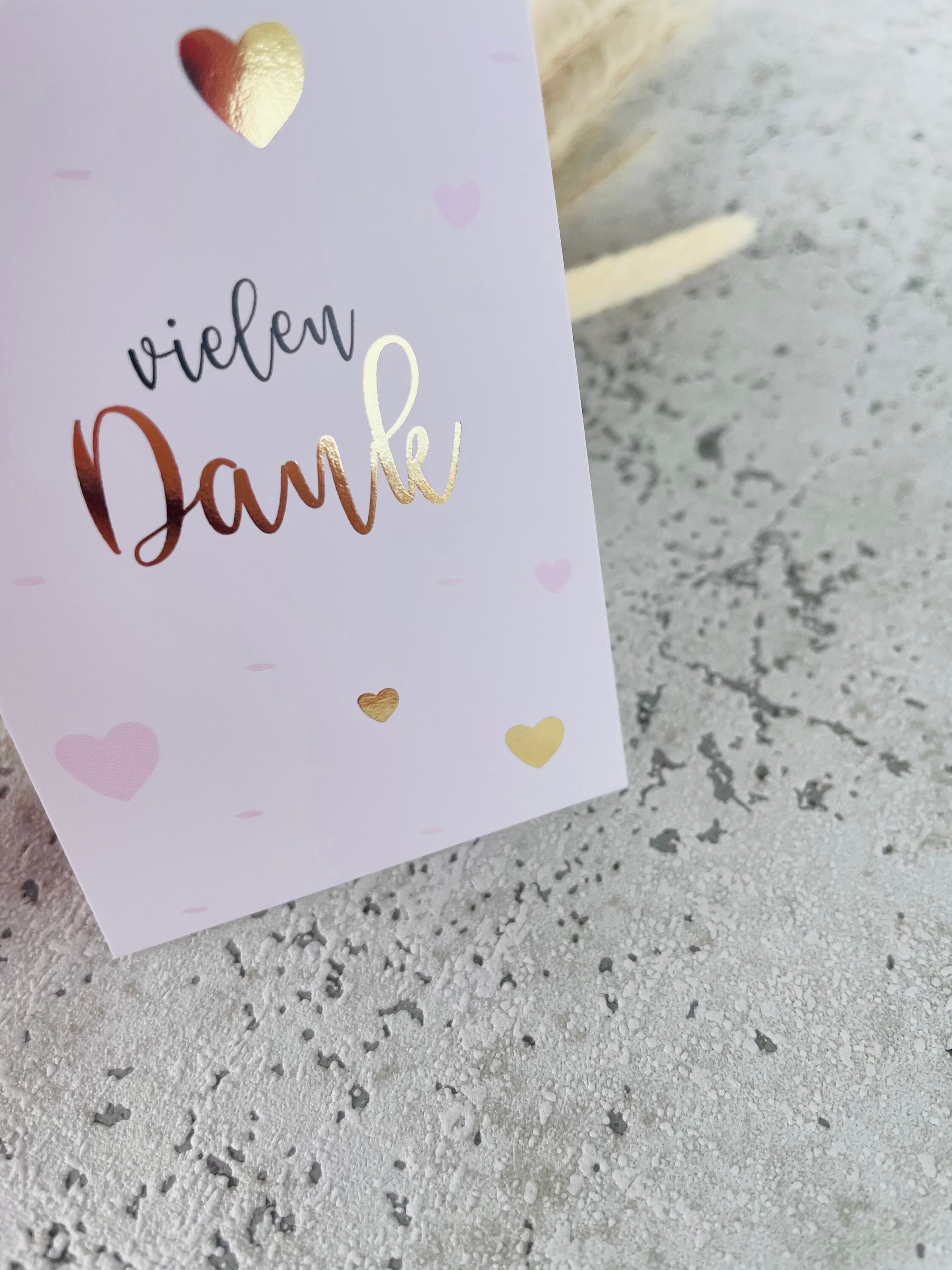 Karte Minikarte •vielen Dank • Golddesign - Etsy.de