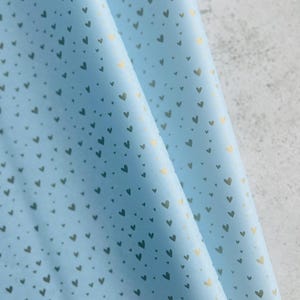 Cuori di carta velina blu oro 50 x 70 cm 10 pezzi confezione regalo carta da regalo accessori per negozi