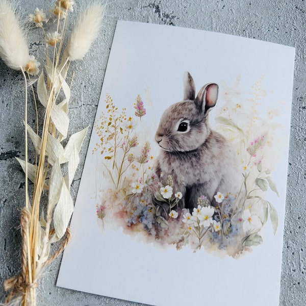 Card • BOHO Easter Watercolor • Easter OWN PRODUCTION