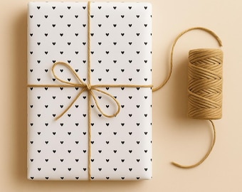 Tissue paper heart black packaging, gift wrapping, wrapping paper, packaging orders