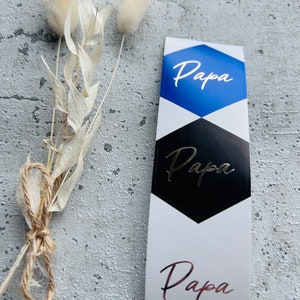 Autocollant Papa Fête des Pères étiquettes métalliques dorées commande cadeau merci fait main entreprise emballage vendeur